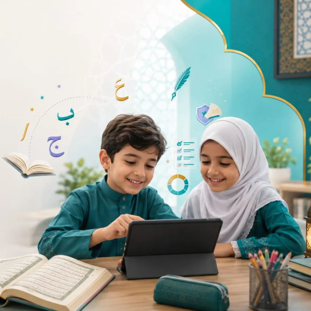 طفل يتعلم القرآن